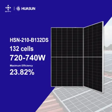 Huasun 210mm Solar Panels: 735W, 730W, 725W Bifacial HJT Half-Cut Modules in Europe Stock