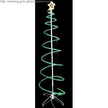 LED green christmas tree light in the simple type