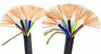 Flame retardant power cable