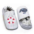 Zapatos de cuero suave unisex para bebés de verano