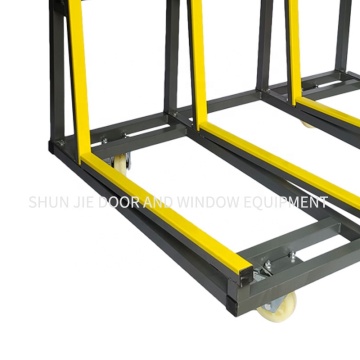 Portable One-sided Glass Transport Trolley for Load 500kg PVC Board Handling Cart