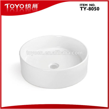 TY8050 hand wash ceramic sink floor mounted round bathroom sanitary art basin