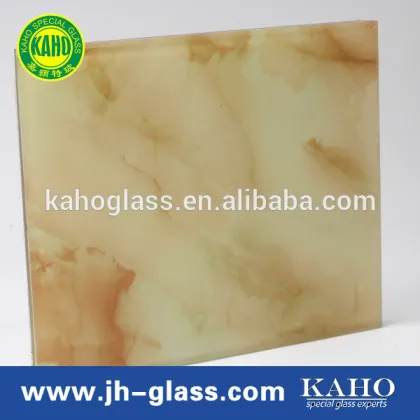 Guangzhou solar collector edge-polished Special Glass Blue Jade Glass fo flooring