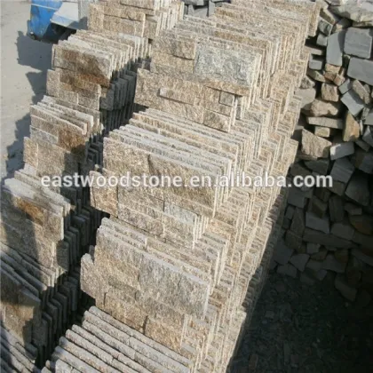 Natural split tiger skin yellow tiles