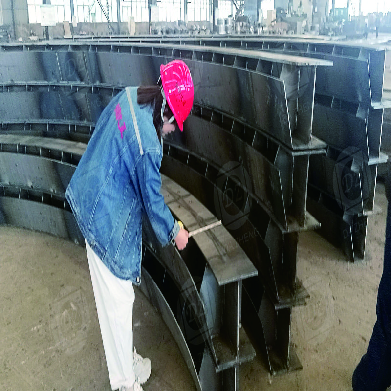 Steel plate silo plant processing
