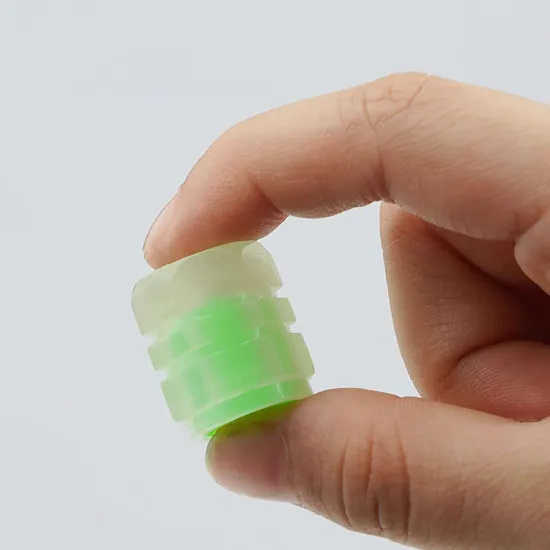 Wholesale Plastic Custom Car Logo Fluorescent 4 Pack Stem Cover LED Light Tire Valve