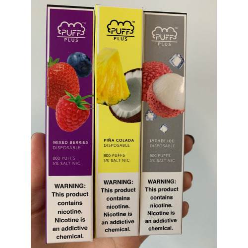 Wholesale Price Disposable Vape 800 Puffs Puff Plus