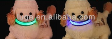 colorful led dog collar with lighting for dogs with different size