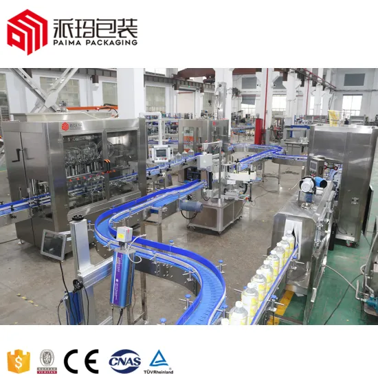 Automatic Double Bottle Dishwashing Liquid Filling Machine Production Line