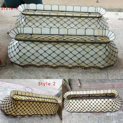 Tiffany-Style Stained Glass Pool Table Pendant Lamp