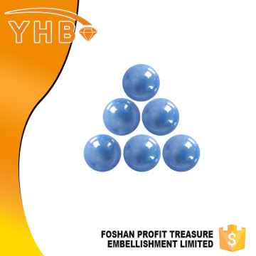 YHB hot selling bulk charming smooth Cobait ceramic loose crystal stones for clothing