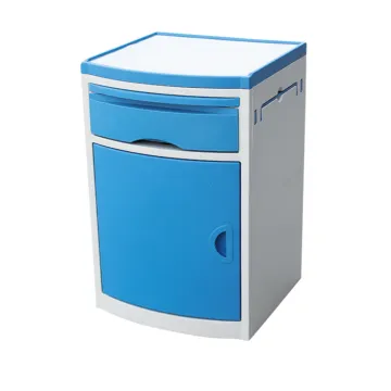 Medical Hospital Bedside Cabinet With Stainless Steel Top