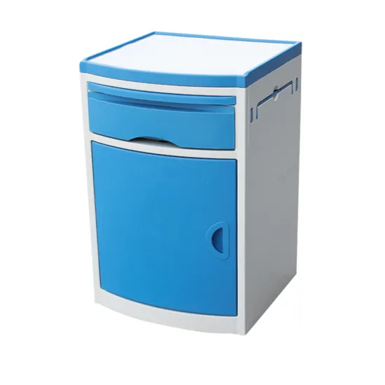 Medical Hospital Bedside Cabinet With Stainless Steel Top