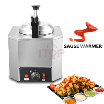 Commercial Heated Spout Sauce Warmer for Kitchen Equipment and Canteen Use