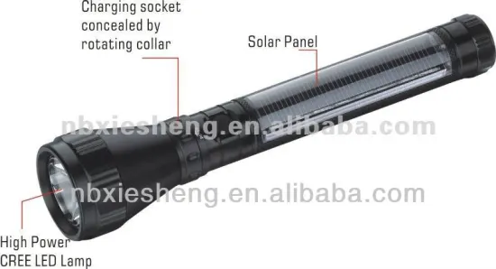 environmental protection solar torch light