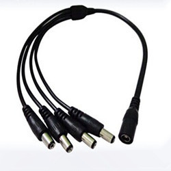 DC Female to 4 Male Splitter fits for Cable