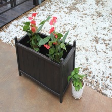 Boîtes de fleurs Feuilles de bambou résistant