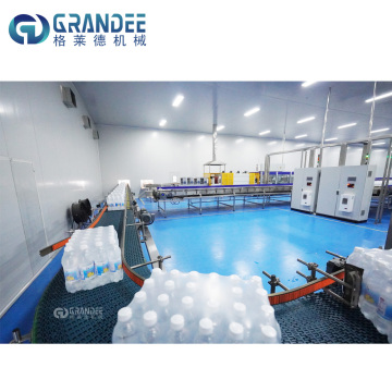 Automatic One Piece Color Film Heat Shrink Wrapping Machine for Plastic Bottles