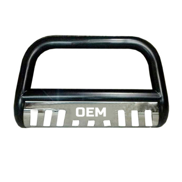 U-shaped curved iron front bumper with baffle