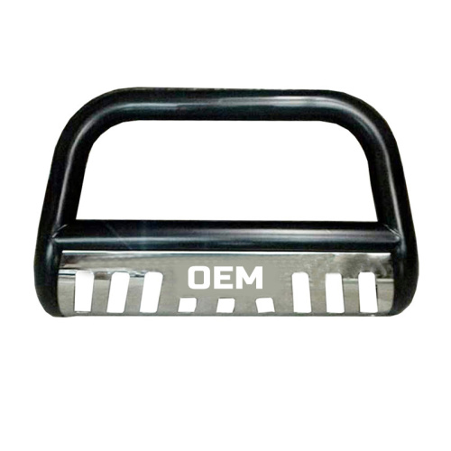 U-shaped curved iron front bumper with baffle