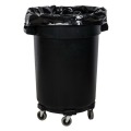 Extra Large Plastic Black Trash Tall Kitchen 55 Gallon Garbage Bag