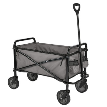 Aluminum Garden Foldable Hand Trolley Cart - 120kg Capacity for Traveling and Camping