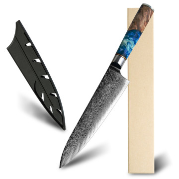 มีดโกน Galaxy Damascus Steel Chef Shef Shef Luxury Share