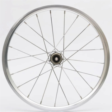 Set di ruote da 16 pollici 349 per bordo brompton - lega in lega di alluminio 1-7 Bicella pieghevole a velocità