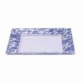 Blue Melamine Square Plates