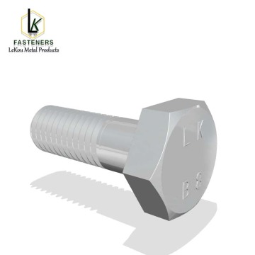 ASTM A193 B8 Балты з нержавеючай сталі з шасціграннай галоўкай для высокатэмпературнага абслугоўвання