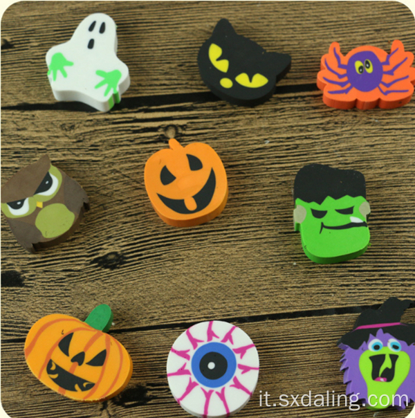 Belle gomme natalizie di Halloween 3D