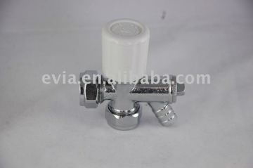 L SHAPE new product alibaba TA made in china Polished chrome angle radiator valve