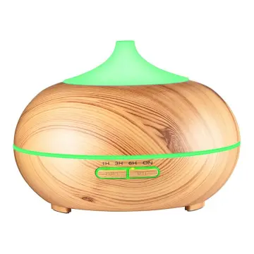 Ultrasonic Aroma Wood Grain Aroma Diffuser Humidifier 400ml