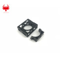 30mm Integrated Clamp Black Carbon Fiber Tube Clamp CNC Aluminum Motor Mount Fixture Clip Holder