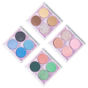 Wholesale Chrome Matte Makeup Eyeshadow Palette - Private Label Korean DIY Vegan Glitter Eye Shadow for Women Gift