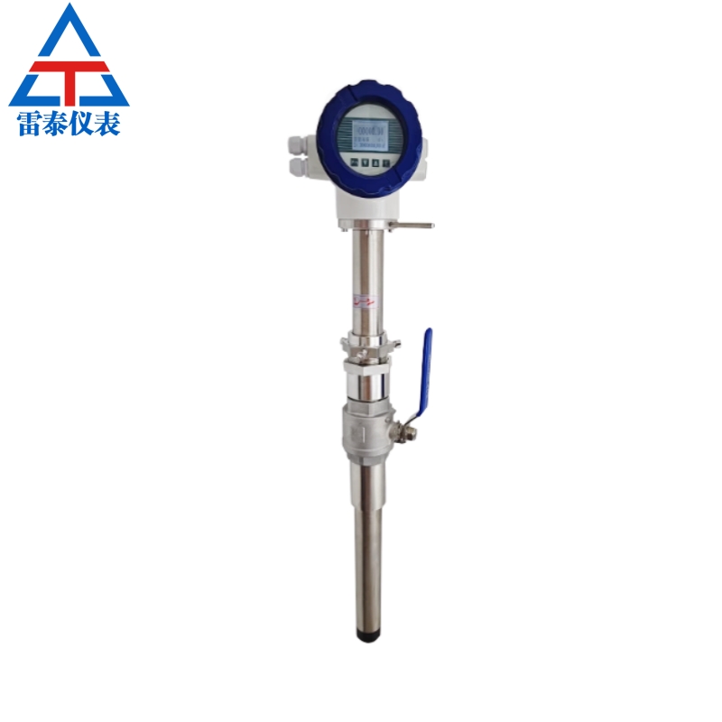 Plug-in electromagnetic flowmeter