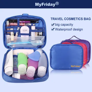 Multiple Use Traveling Bags Colorful Toiletry Bags For Traveling