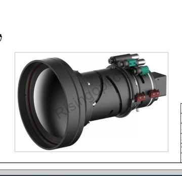 FL25-225MM F0.92-1.5 LWIR Uncooled Continuous Zoom Lens for 640x512-17UM Detector