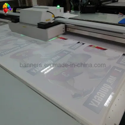 UV Flatbed Printing Window Decal (OCE UV)