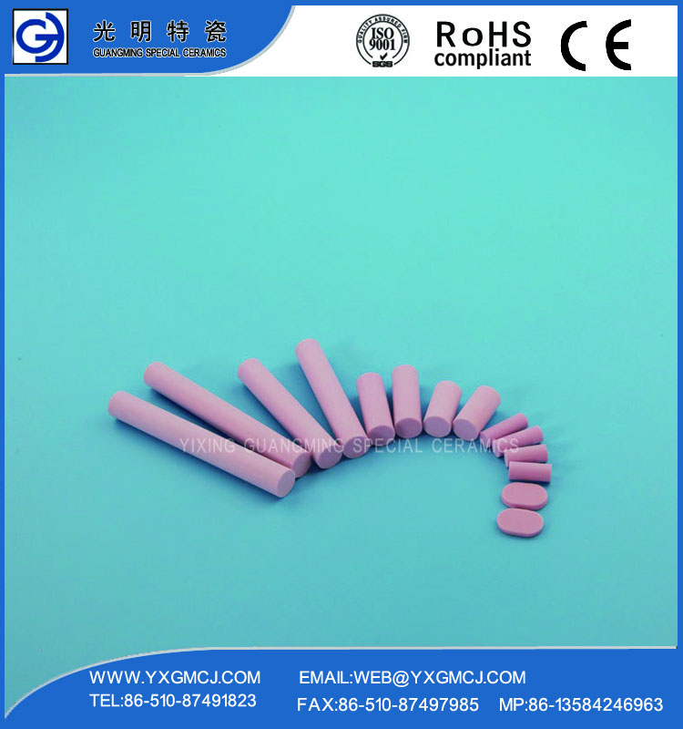 99% Alumina Ceramic Stick with Pink Color