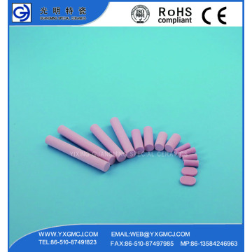 99% Alumina Ceramic Stick with Pink Color