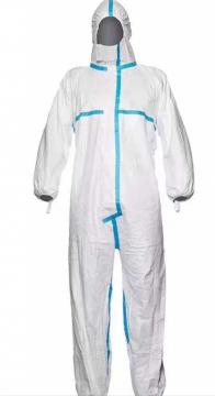 Cat III Type 5b/6b Disposable Microporous Film Coverall