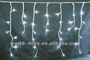 Indoor led christmas icicle lights for holiday decoration