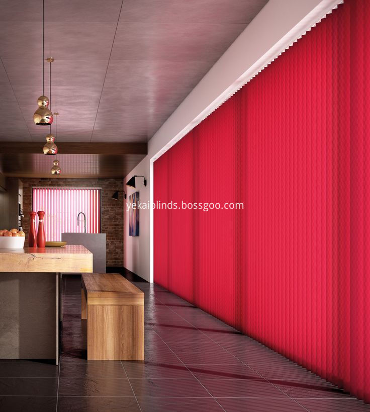 RED Vertical Blinds-M