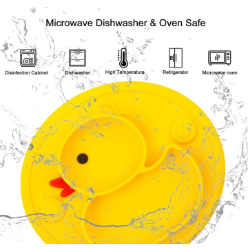 食品グレードのシリコン分割幼児のベビープレート