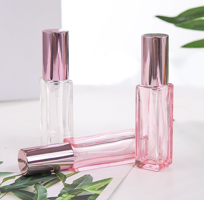 Pink Glass Spray Bottle