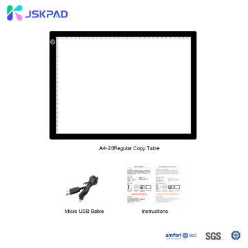 JSKPAD Ultra Slim desenho Caixa de luz A4 tamanho