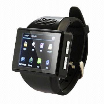 Watch Phone with Google Android OS 4.1.1, Dual-core, GPS, G-sensor and Health Management