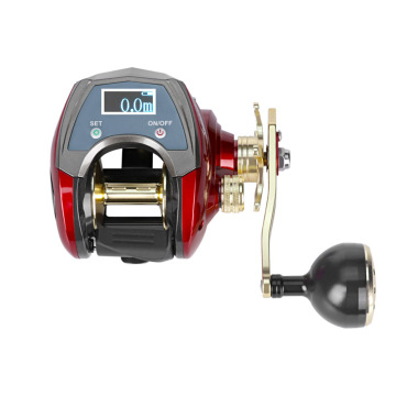 JOHNCOO Digital Display Baitcasting Reel 6.4:1 Max Drag 10kg 6+1BB Deep Casting Seawater Fishing Wheel