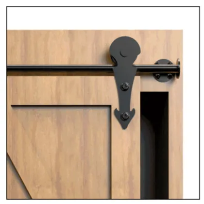 Mini Arrow Furniture Barn Door Hardware Kit